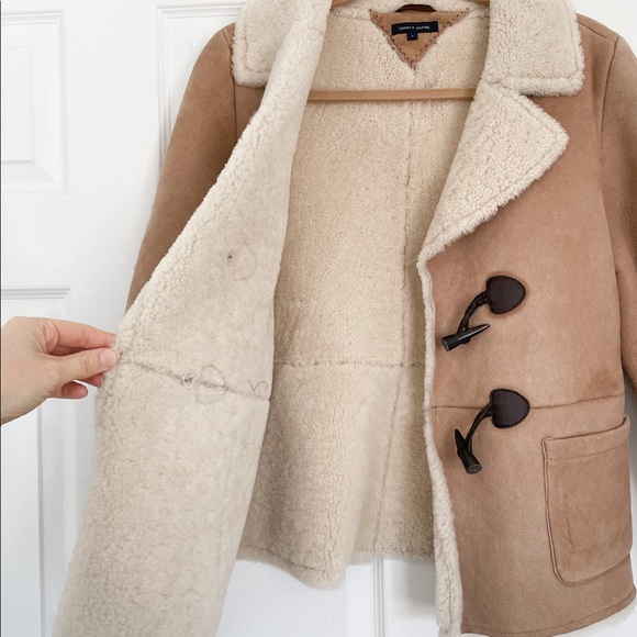 COPY - Tommy Hilfiger Authentic Shearling Toggle Coat - Picture 2 of 5